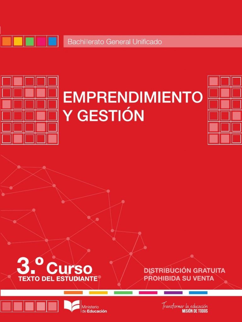 Libro de emprendimiento y gestión de tercero de bachillerato (2024) – Descargar en PDF