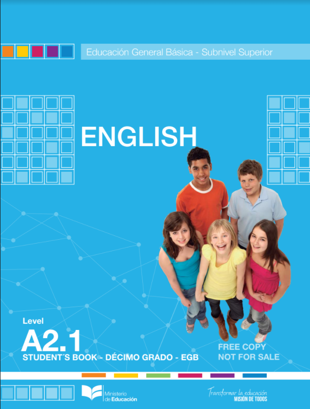 Libro de inglés de décimo grado de EGB resuelto (2024) – Descargar A2.1 en PDF