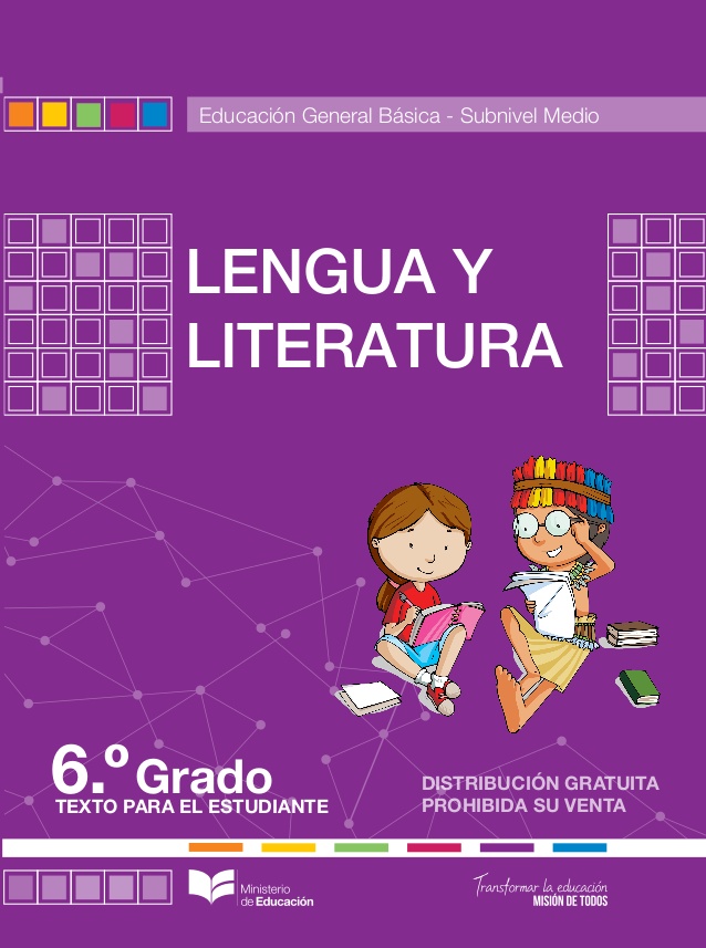 Libro de lengua y literatura de sexto grado de EGB resuelto (2024) – Descargar en PDF.